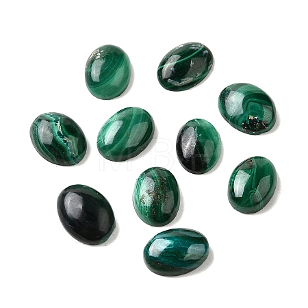 Natural Malachite Cabochons G-E557-03P-1