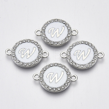 Alloy Enamel Links Connectors ENAM-TAC0003-01S-04W-1
