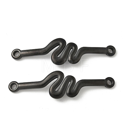 304 Stainless Steel Connector Charms STAS-Q362-07A-B-1