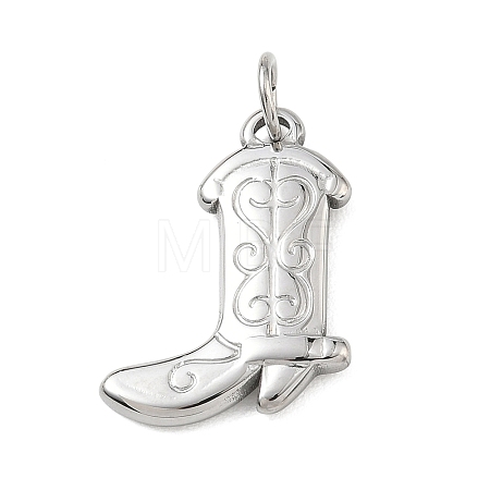 304 Stainless Steel Pendants FIND-T075-02P-1