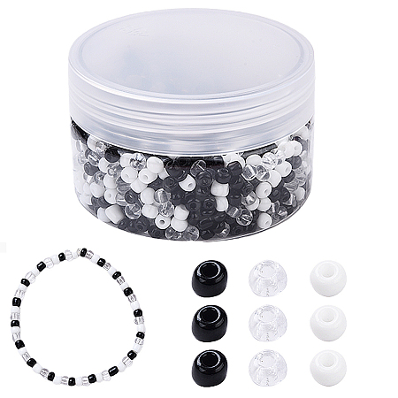120G Glass Seed Beads SEED-YW0002-71G-1