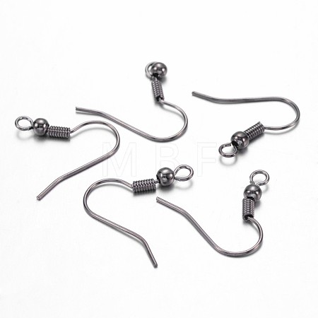 Brass Earring Hooks X-KK-Q362-B-NF-1
