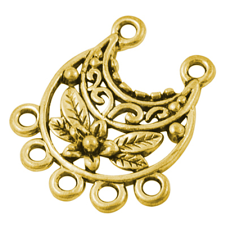 Tibetan Style Alloy Chandelier Components Links LS-PALLOY-EA10687Y-AG-NF-1