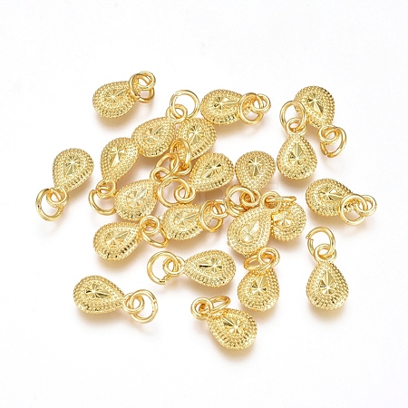 Electroplated Alloy Charms PALLOY-G267-15G-1