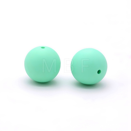Silicone Beads Round Rubber Bead 15MM Loose Spacer Beads for DIY Supplies Jewelry Keychain Making FIND-SX0001-174-1