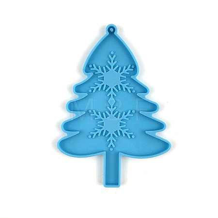 DIY Christmas Tree Pendant Food Grade Silicone Molds XMAS-PW0001-012A-1