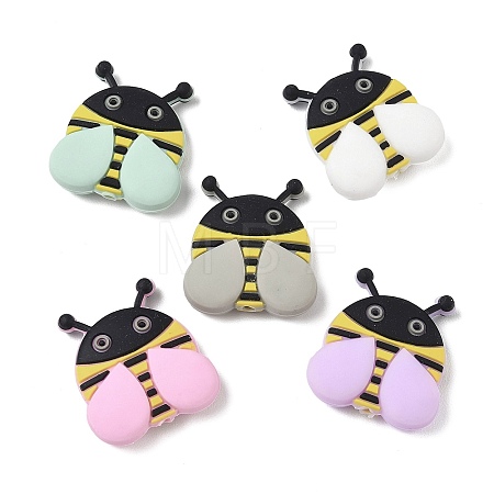 Food Grade Eco-Friendly Silicone Focal Beads SIL-L008-01-1