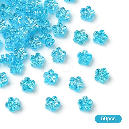50Pcs Resin Beads RESI-YW0003-28B-1
