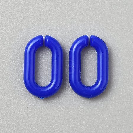 Opaque Acrylic Linking Rings SACR-WH0001-37M-1