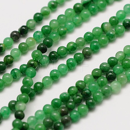 Natural African Jade Bead Strands G-A130-2mm-M06-1