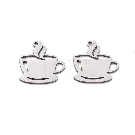 201 Stainless Steel Charms STAS-V001-03-1