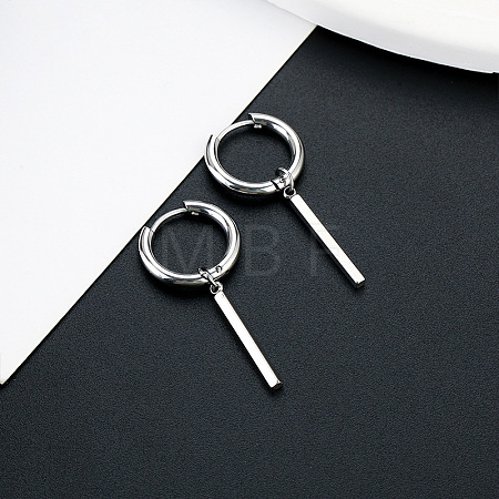 304 Stainless Steel Hoop Earrings FS-WG93B8B-11-1