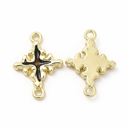 Rack Plating Alloy Enamel Connector Charms LS-FIND-G051-02LG-02-1