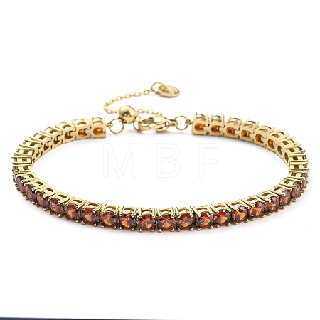 Rhinestone Bracelet BJEW-C049-01G-02-1