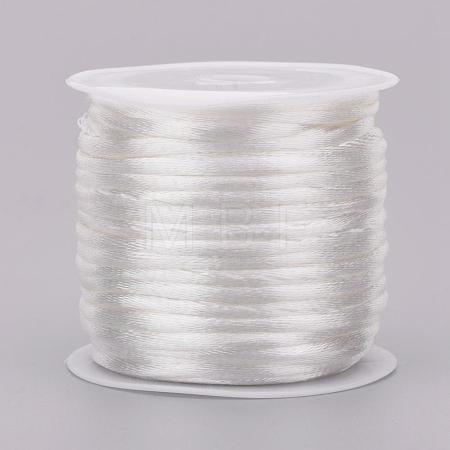 Nylon Satin Rattail Cords NWIR-L006-1mm-27-1