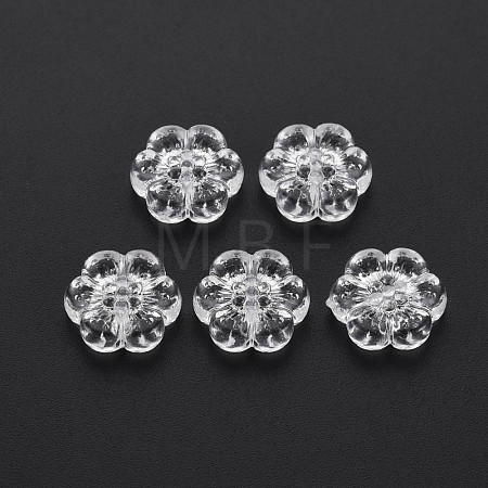 Transparent Acrylic Beads X-TACR-T003-34-1