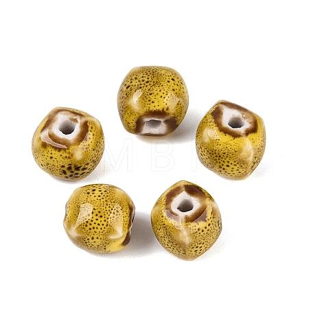 Vintage Handmade Porcelain Beads PORC-N013-18-21-1