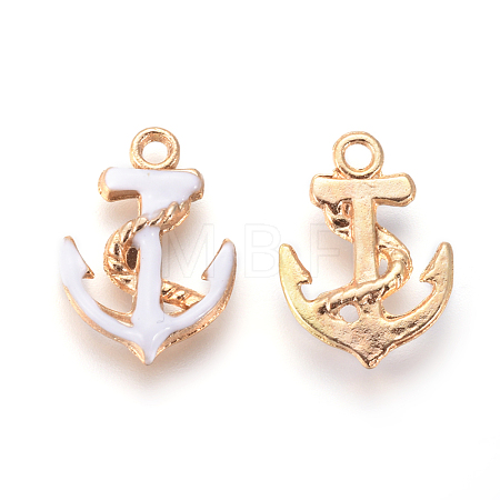 Enamel Pendants ENAM-WH0006-A04-1