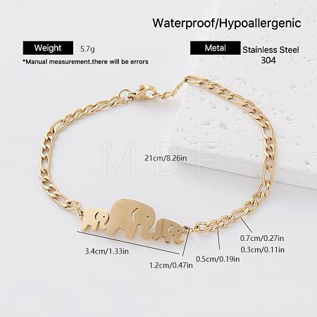 Mother's Day 304 Stainless Steel Link Bracelets for Women AM7429-1-1