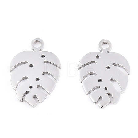 Non-Tarnish 304 Stainless Steel Charms STAS-S107-05P-1