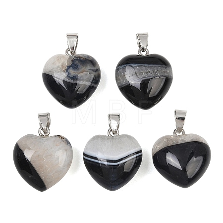 Natural Agate(Dyed & Heated) Pendants GG-K002-03H-1