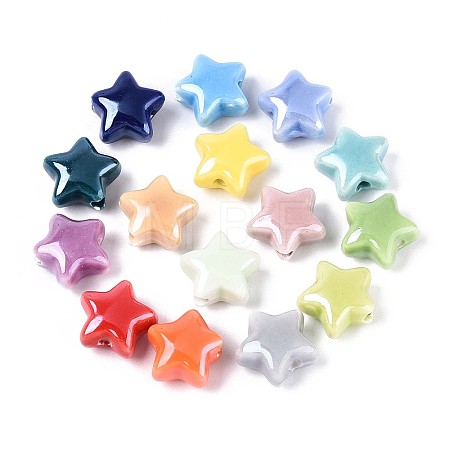 Handmade Porcelain Beads X-PORC-Z001-04-01-1