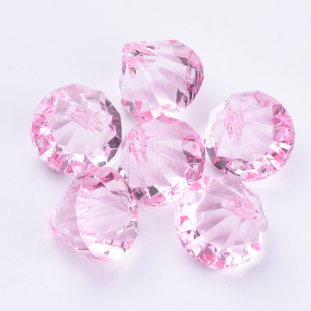 Transparent Acrylic Pendants TACR-Q260-G-V03-1