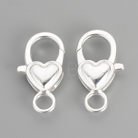 Alloy Lobster Claw Clasps PALLOY-R070-12S-1