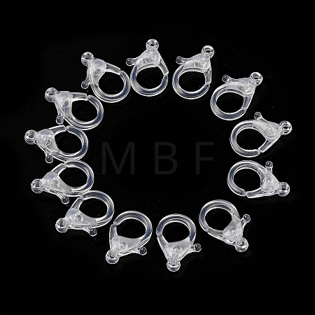 Transparent Plastic Lobster CLaw Clasps LS-KY-H005-A13-1