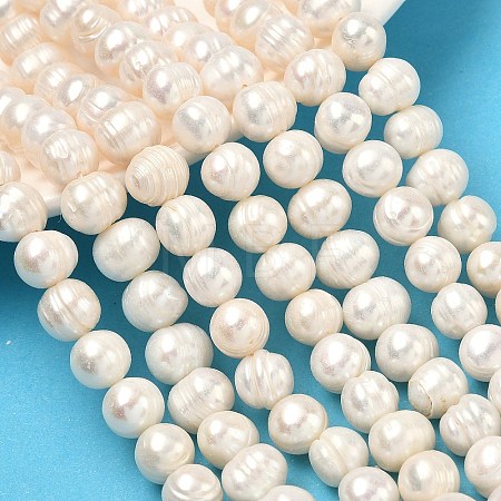 Natural Cultured Freshwater Pearl Beads Strands PEAR-L034-12B-1