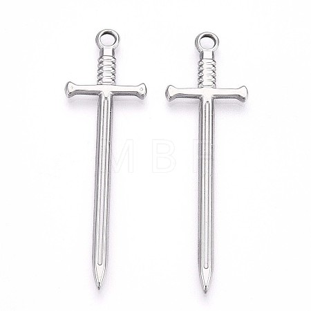 Non-Tarnish 304 Stainless Steel Pendants X-STAS-N098-135P-1