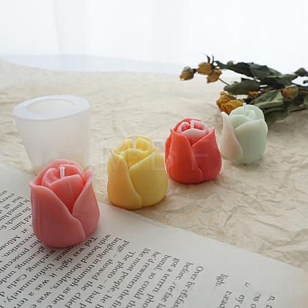 Tulip Flower Shaped Candle Molds DIY-I035-02-1
