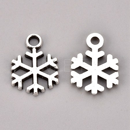 Tibetan Style Alloy Pendants TIBEP-E012-AS-FF-1