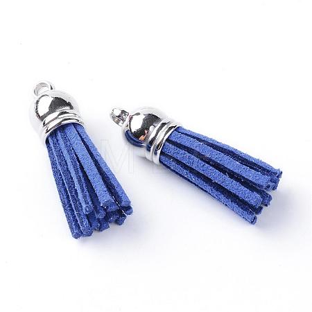 Faux Suede Tassel Pendant Decorations FIND-T002-A37-1