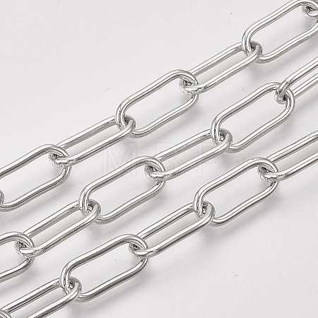 Unwelded Iron Paperclip Chains CH-S125-01B-P-1