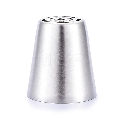 Non-Tarnish Flower Stainless Steel Russian Piping Tips DIY-D036-03P-1
