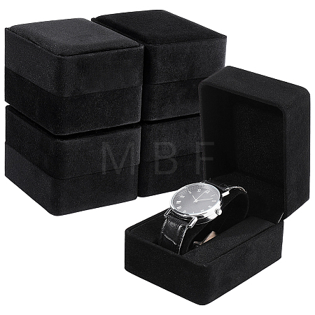 Wood & Velvet Organizer Boxes CON-WH0110-336A-1