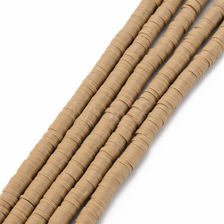Handmade Polymer Clay Bead Strands CLAY-T002-4mm-64-1