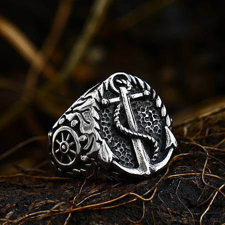 304 Stainless Steel Finger Rings for Men FS-WG78993-19-1