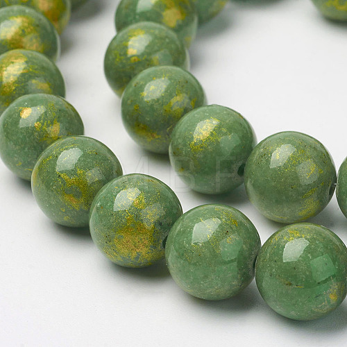 Natural Mashan Jade Beads Strands G-P232-01-I-4mm-1