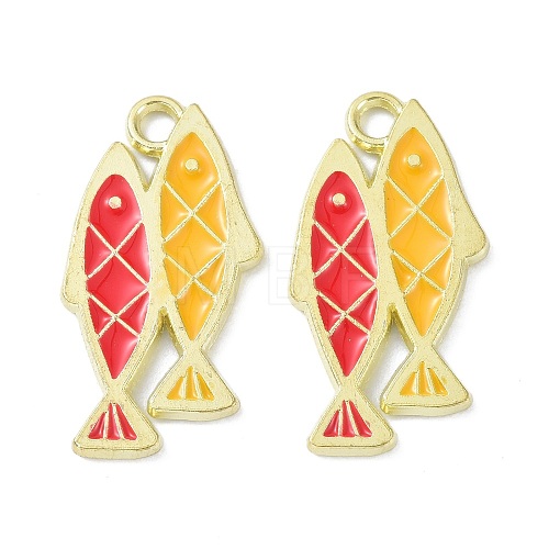 Alloy Enamel Pendants ENAM-Z002-04E-1