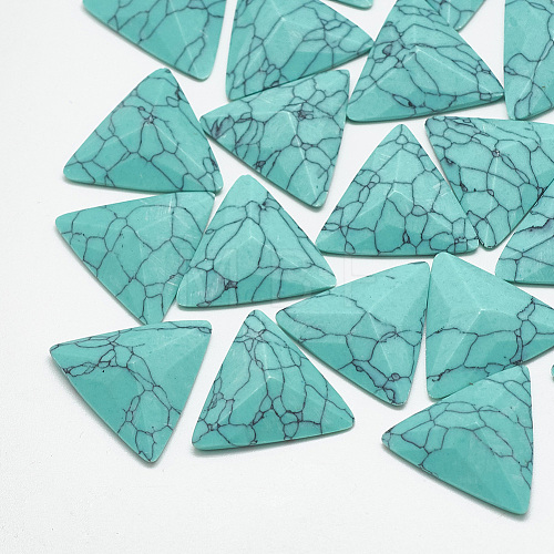 Synthetic Turquoise Cabochons X-TURQ-S290-28A-01-1