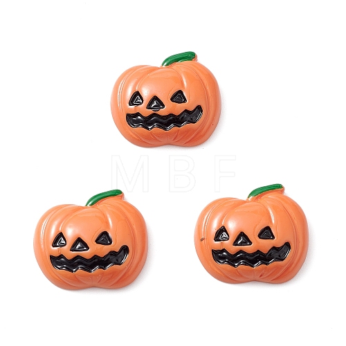 Halloween Opaque Resin Cabochons RESI-K019-53B-1