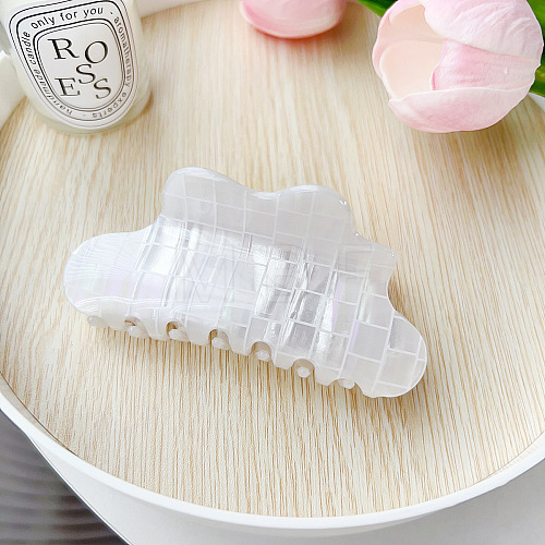 Cloud Shape PVC Claw Hair Clips PW-WG317C9-01-1