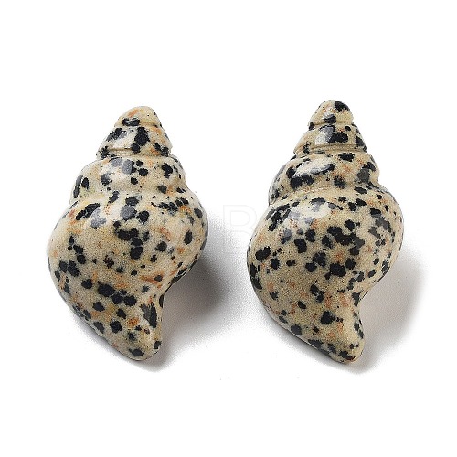 Natural Dalmatian Jasper Carved Figurines DJEW-L023-H13-1