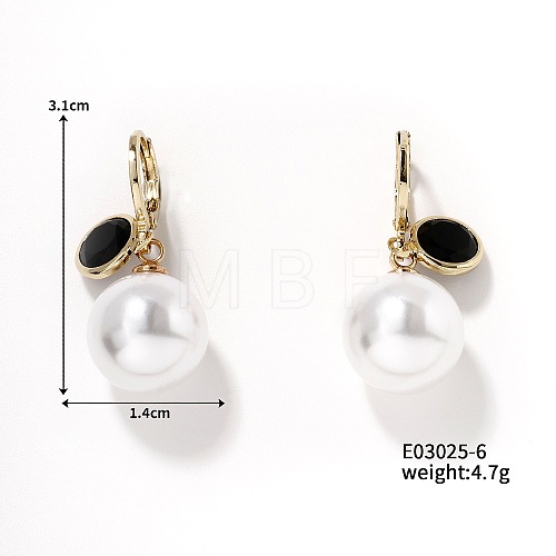 Chic Imitation Pearl Earrings PO8965-2-1