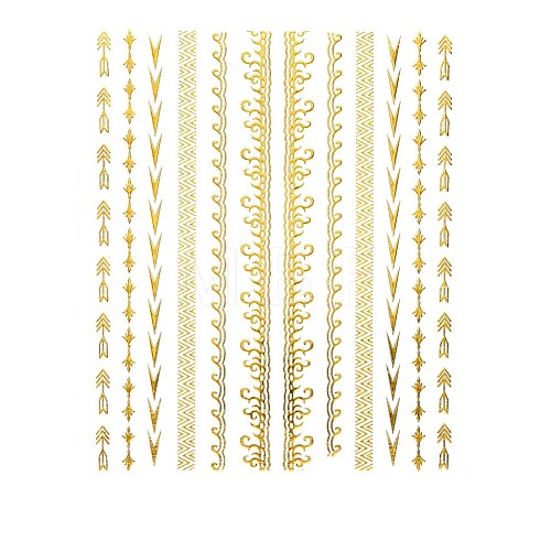 3D Goldenrod Nail Water Decals MRMJ-N010-44-010-1
