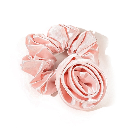 Rose Satin Elastic Hair Accessories for Girls or Women PW-WG81822-02-1