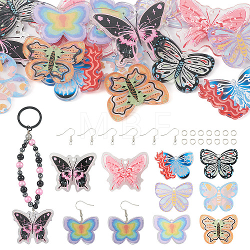  DIY Butterfly Earring Making Kit DIY-TA0005-24-1