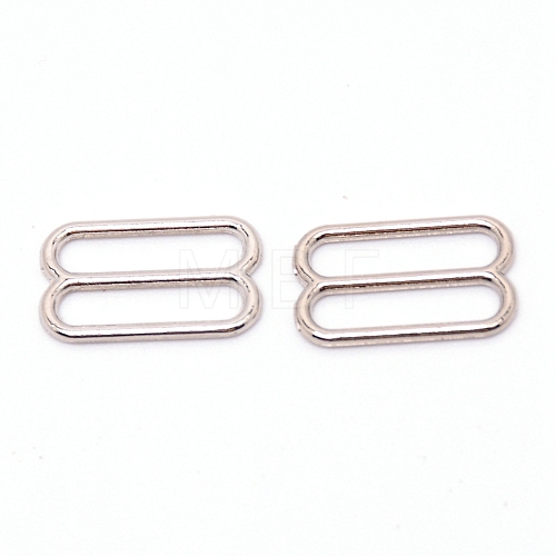 Zinc Alloy Slider Buckles IFIN-WH0052-51P-1